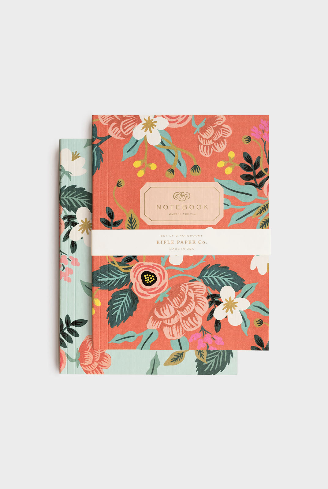 Rifle Paper Co - Pack of 2 Notebooks - Plain - Large - Birch ...