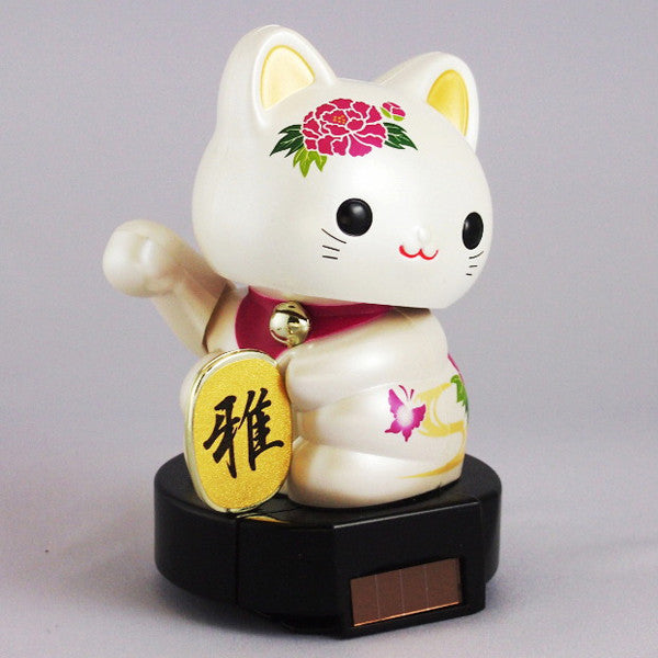 Solar Powered Baby Manekineko RC-12JB | JAPANWAVE