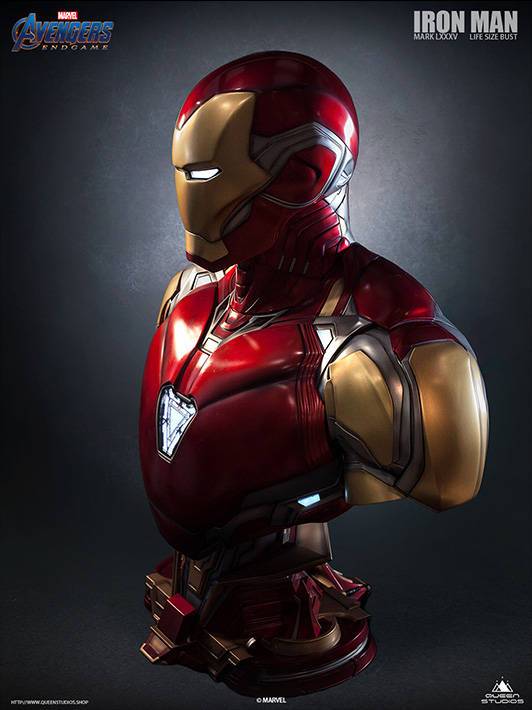 Queen Studios Iron Man Mark 85 1 1 Life Size Bust Toys Wonderland