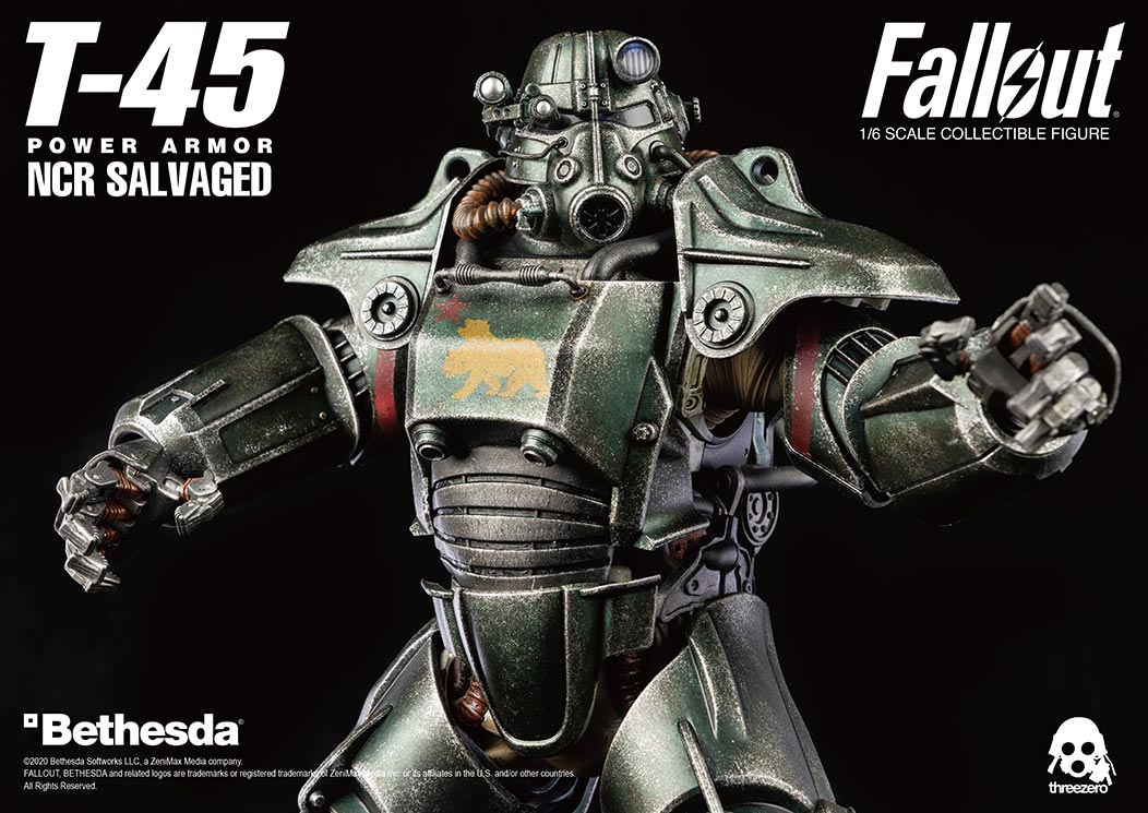 Threezero Fallout T 45 Ncr Salvaged Power Armor Toys Wonderland