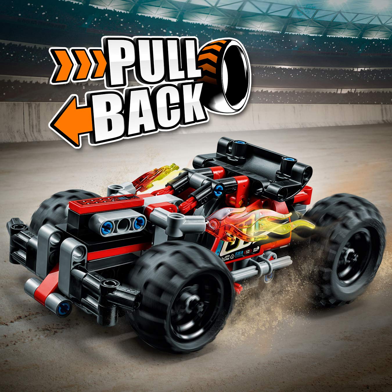 lego technic pull back race car