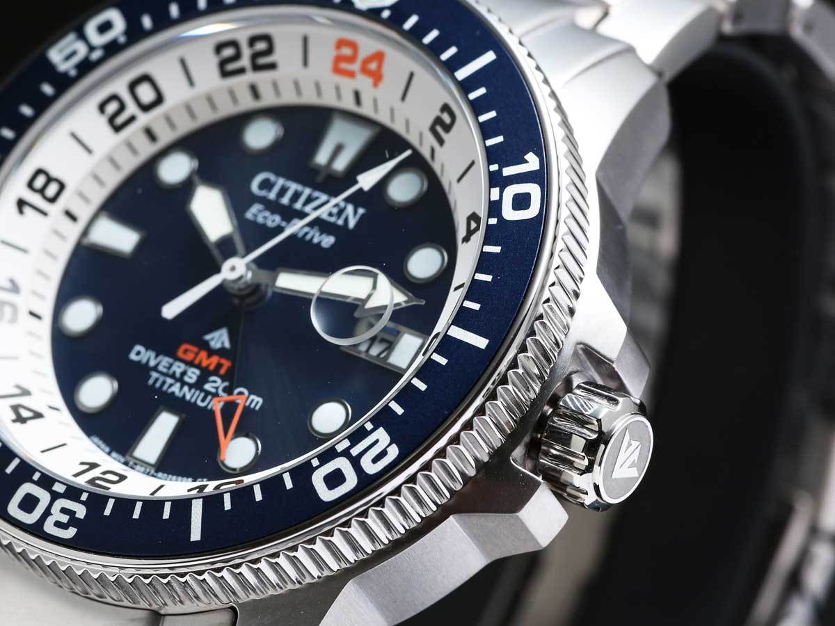 CITIZEN PROMASTER Eco-Drive 200M Diver GMT Diver BJ7111-86L