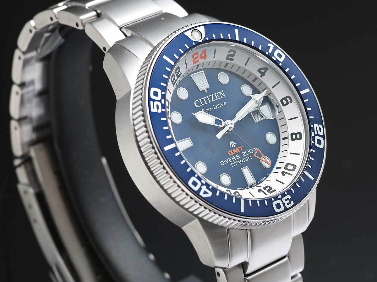 CITIZEN PROMASTER Eco-Drive 200M Diver GMT Diver BJ7111-86L