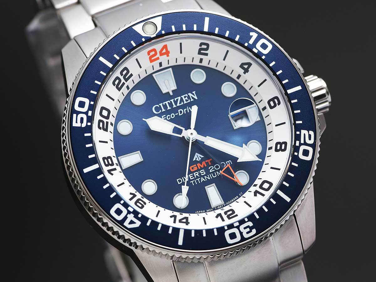 CITIZEN PROMASTER Eco-Drive 200M Diver GMT Diver BJ7111-86L