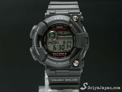 G Shock Frogman With Water Depth Sensor Gwf D1000b 1jf Made In Japan Seiyajapan Com