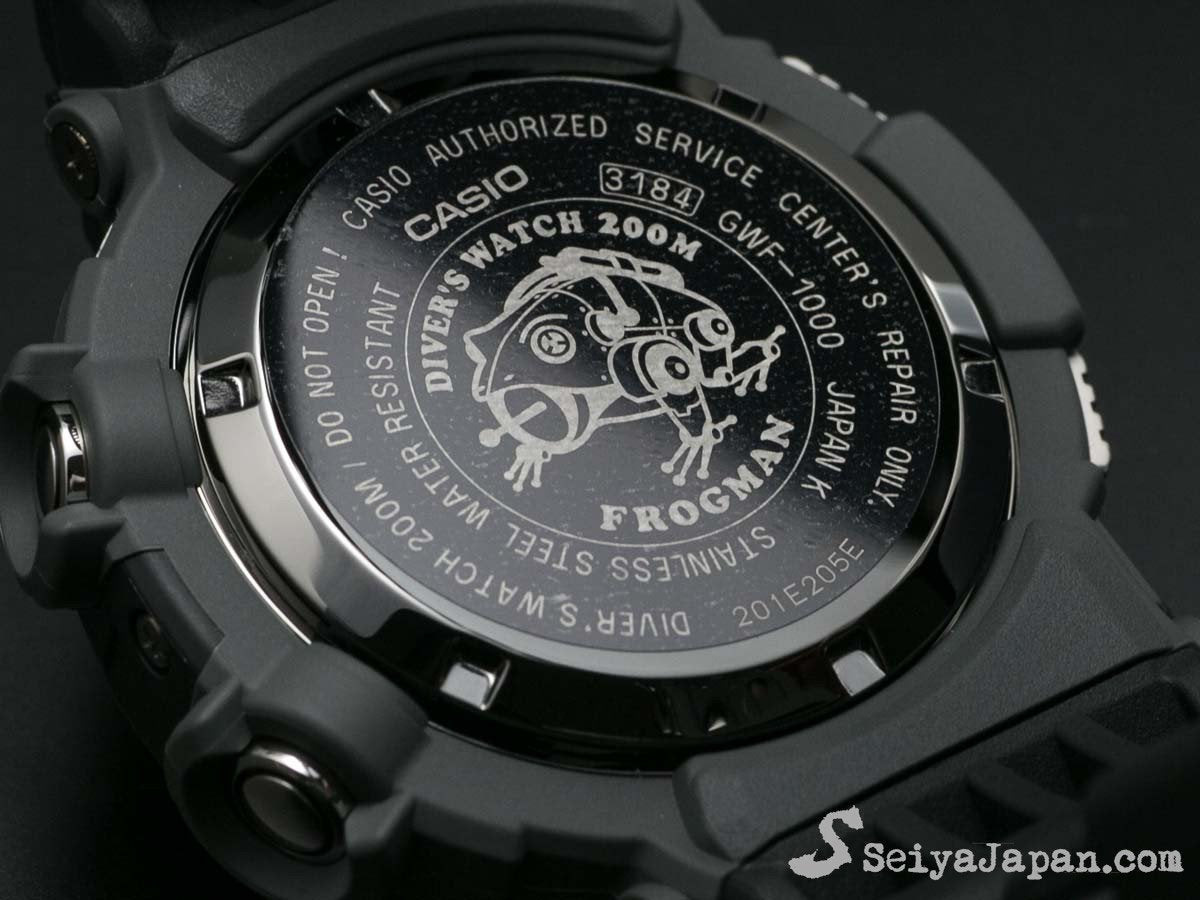 CASIO G Shock FROGMAN 200M Diver GWF-1000-1JF Made in Japan