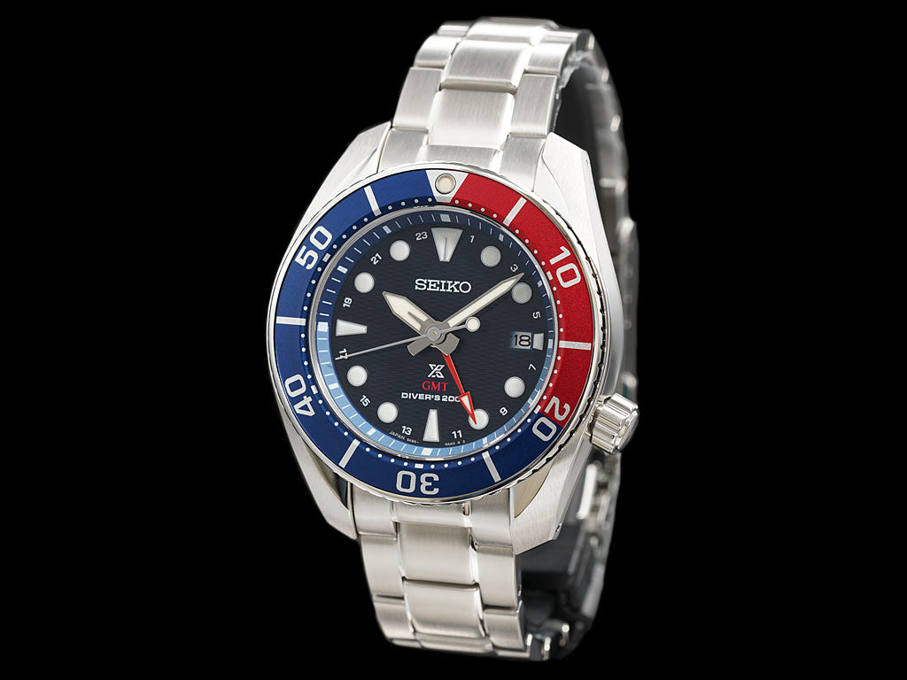 SEIKO Prospex 200M Diver Solar GMT SBPK005 Made in Japan