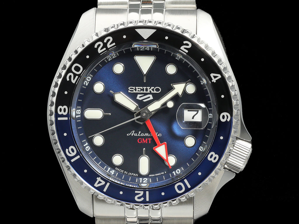 SEIKO 5 Sports Automatic GMT SBSC003 Made in Japan