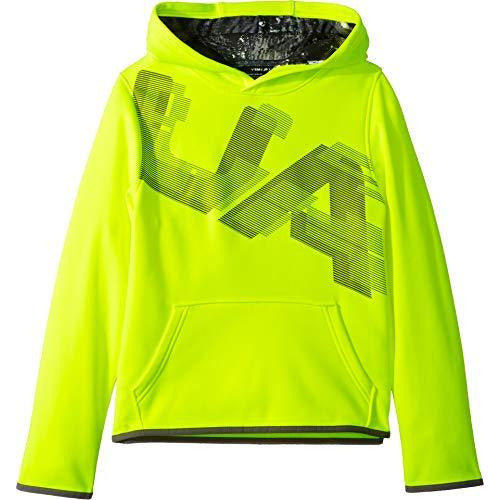 under armour hoodie yellow kids