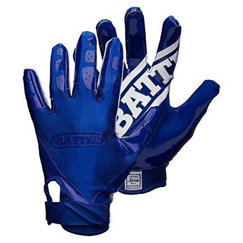 navy blue football gloves