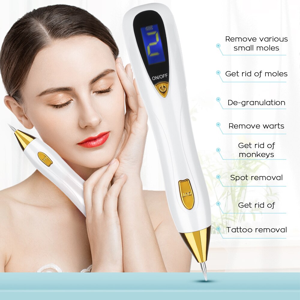 Tattoo, Mole and Freckle Removal Pen with LCD