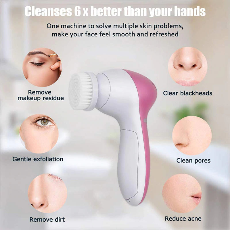 BeautyBrush™ Portable Facial Skin Cleansing & Massage Brush