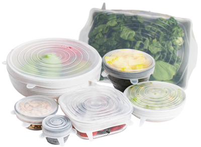 7pcs, Silicone Lids, Microwave Splatter Covers, 5 Sizes Reus - Inspire  Uplift