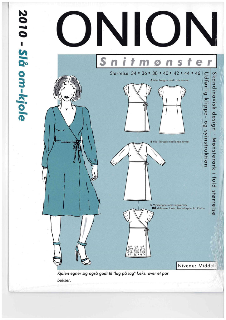 DIY: forvandler dit kjolemønster til en bluse i og bølge – Garn & Metervarer