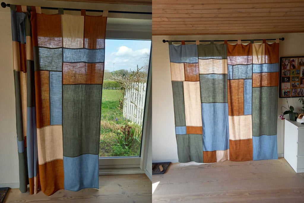DIY: Sådan syer du et flot Pojagi gardin | Bliv hos G&M – Garn Metervarer