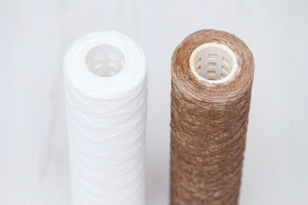 clean and dirty water filter cartridges