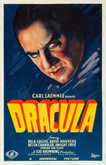 Bela Lugosi - Dracula Horror Movie Poster