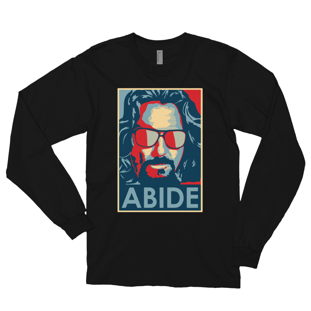 ArtORama Big Lebowski Abide, Hope Style Artwork Long Sleeve Shirt