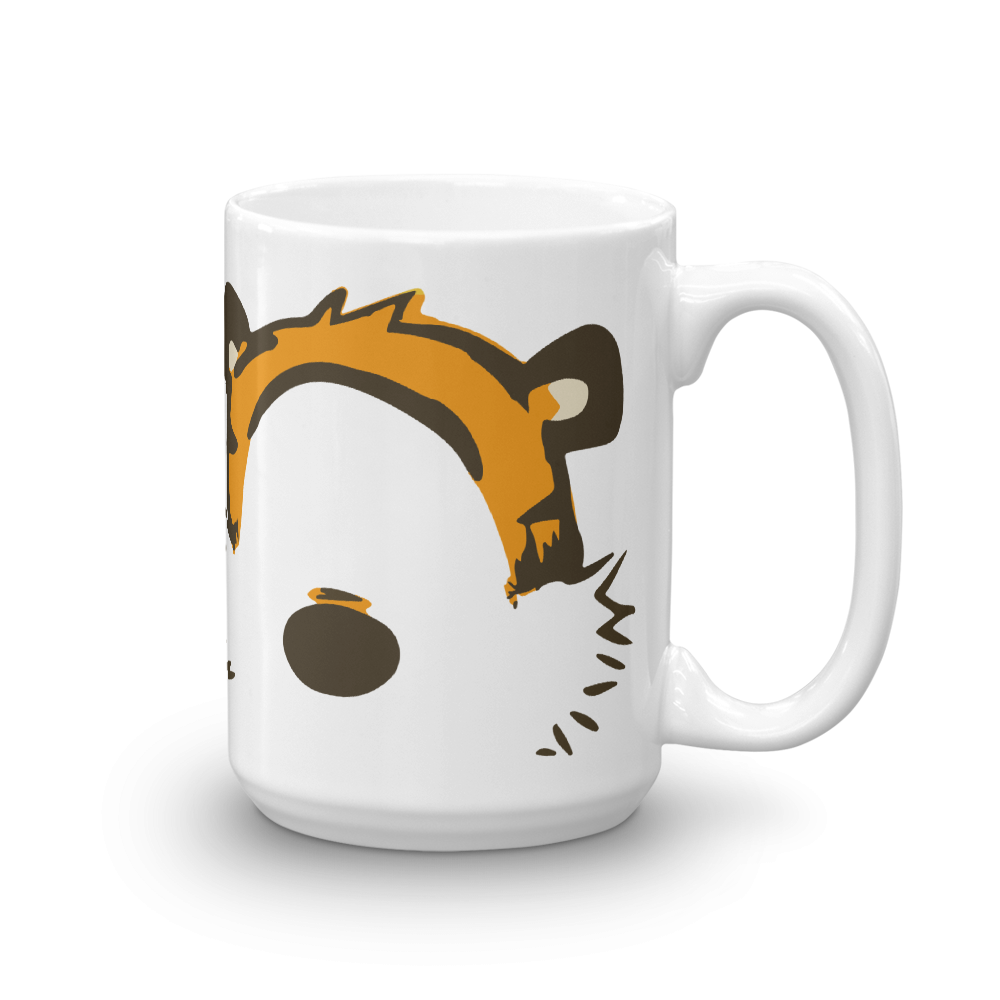 Calvin and Hobbes Faces Contour Artwork Mug– Art-O-Rama Shop