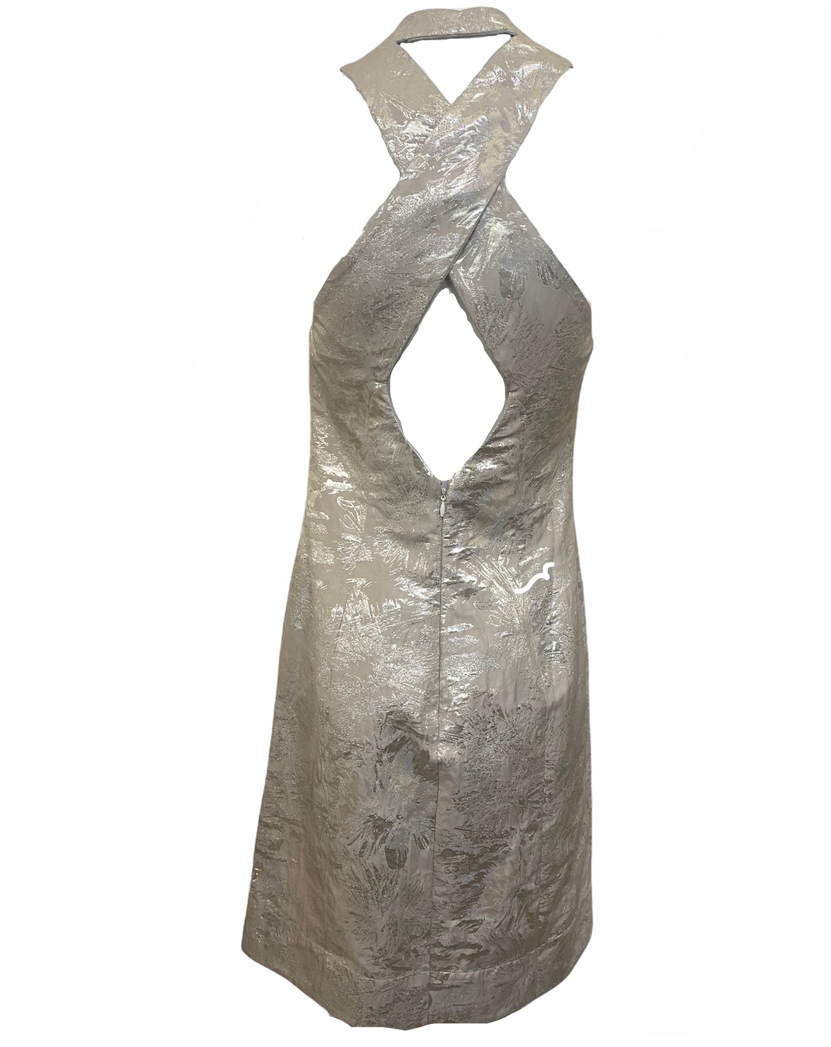 Vivienne Westwood 90s Silver Brocade Mini Dress – THE WAY WE WORE