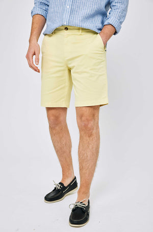 mens lemon chino shorts