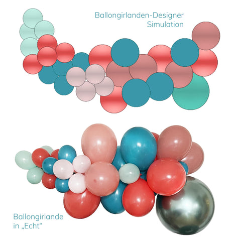 Ballongirlanden-Designer-Simulation