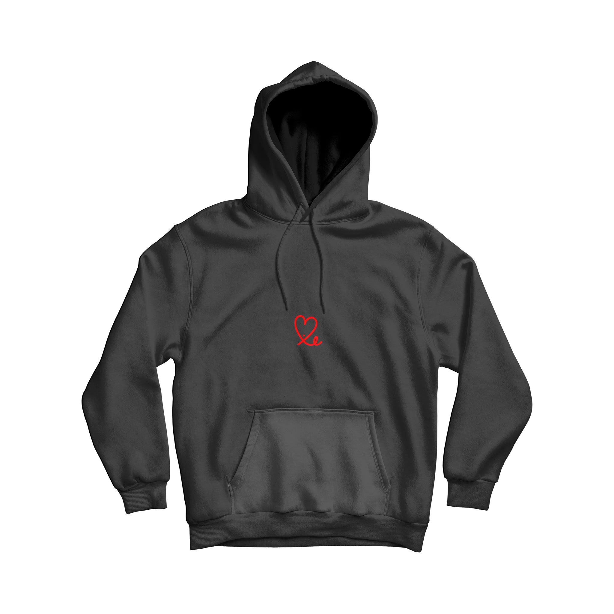 black and red pullover hoodie