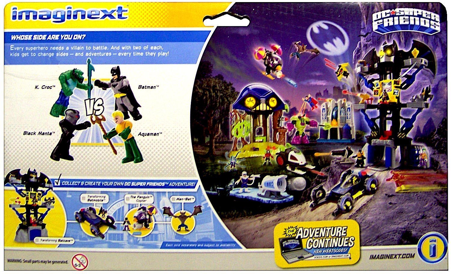 imaginext dc super heroes and villains