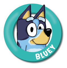 Bluey cartoon dog drawing