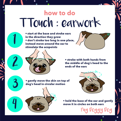 ttouch massage for dog ears