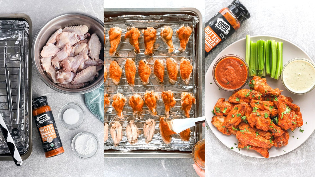 butter chicken wings, butter chicken sauce, whole30 butter chicken wings