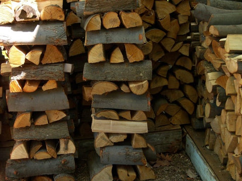how to store firewood outside in winter