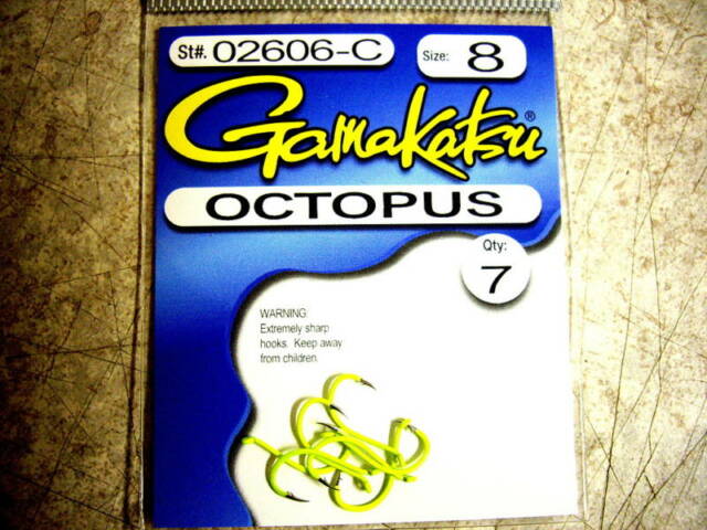 Gamakatsu Octopus Light Sz 6 Qty 10 – Big Eye Spinnerbaits