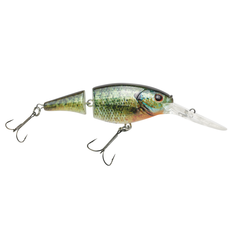 HD Yellow Perch Jointed Flicker Shad – Big Eye Spinnerbaits