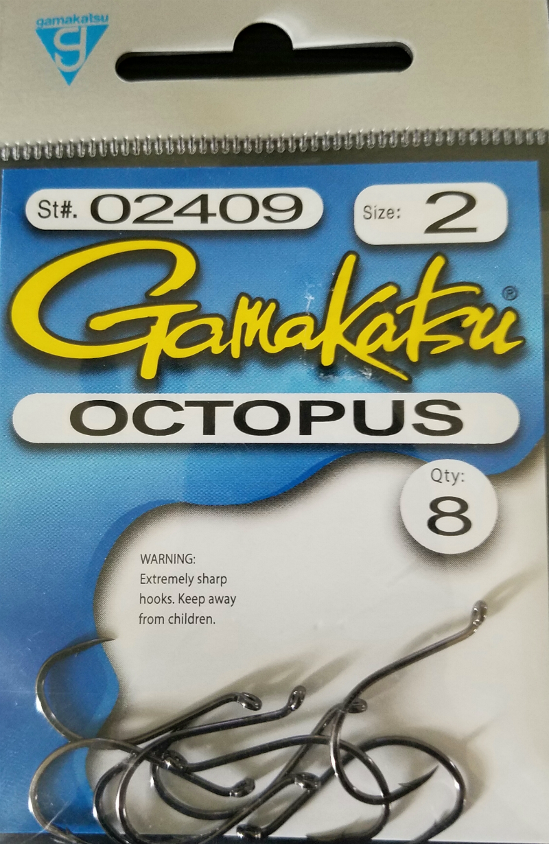 Gamakatsu Octopus Black Hooks