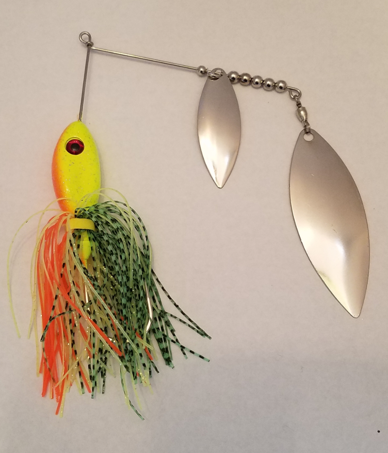 Black/Silver Blade Spinnerbait – Big Eye Spinnerbaits