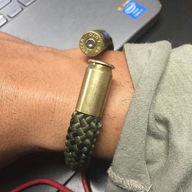jungle camo beararms bullet bracelet military support bracelet 2nd amendment bracelet