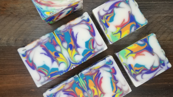 Artisan soap - hanger swirl