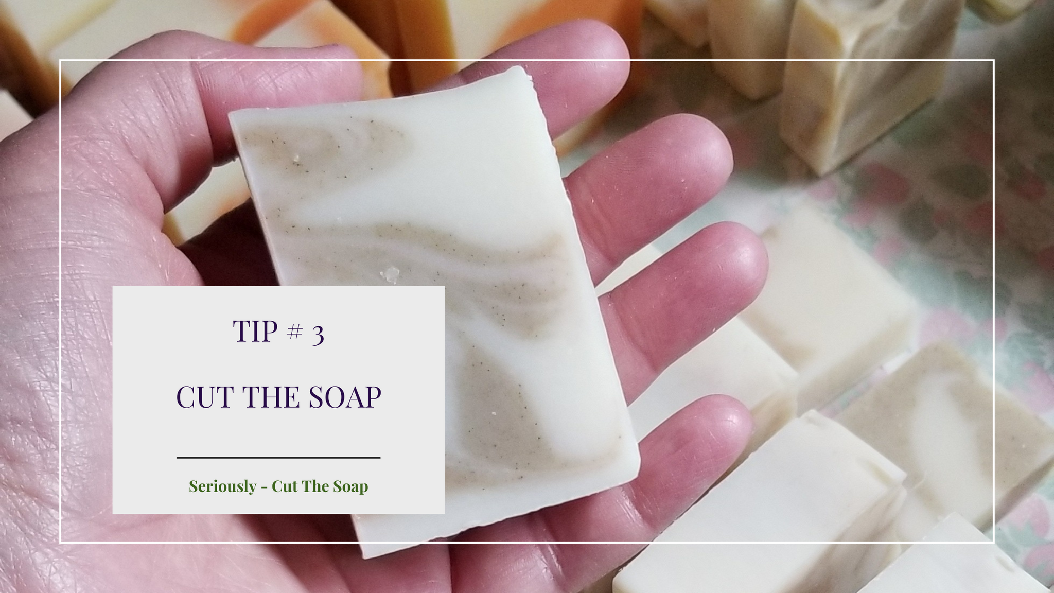 Cutting Cold Process Soap Is Easy