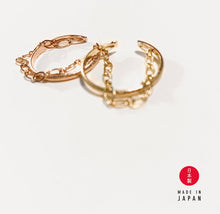 Load image into Gallery viewer, Swing Series: Nebula Chain Rose Gold - 18K EarCuff x Ring