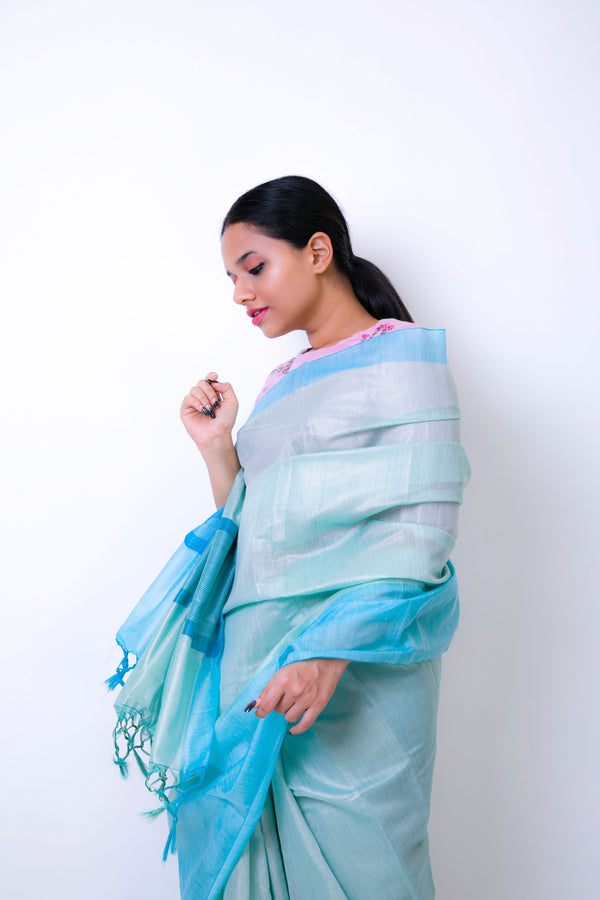 So Good - Pure Silk Chiffon Saree – The Urban Doe