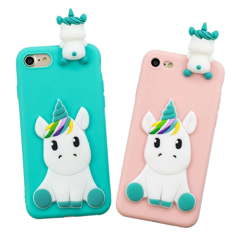 coque iphone 5 licorne silicone