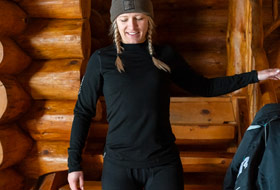 Action Photography: Women's Tenacious Merino Longsleeve performing IRL 5