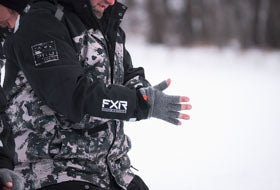 Action Photography: Men's Expedition X Ice Pro Jacket performing IRL 1