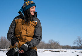 Action Photography: Women's Excursion Ice Pro Jacket performing IRL 20