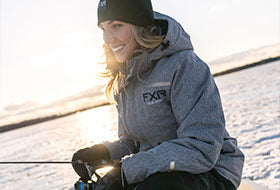 Action Photography: Women's Excursion Ice Pro Jacket performing IRL 6