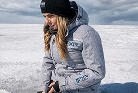 Action Photography: Women's Excursion Ice Pro Jacket performing IRL 8