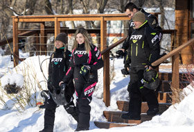 Action Photography: Women's Team FX Jacket performing IRL 1