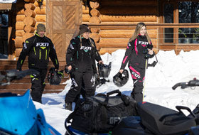 Action Photography: Women's Team FX Jacket performing IRL 15