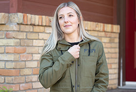 Action Photography: Women's Ivy Canvas Jacket performing IRL 1